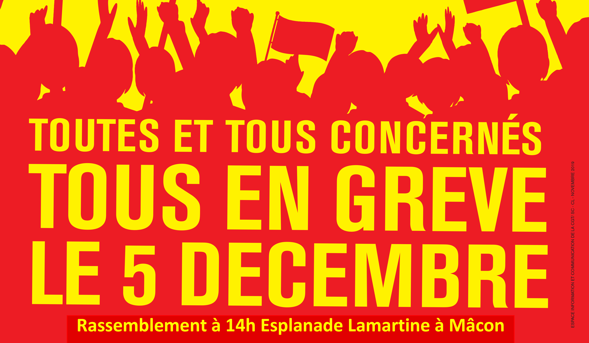 Grève du 5 décembre Union Départementale CGT de SaôneetLoire