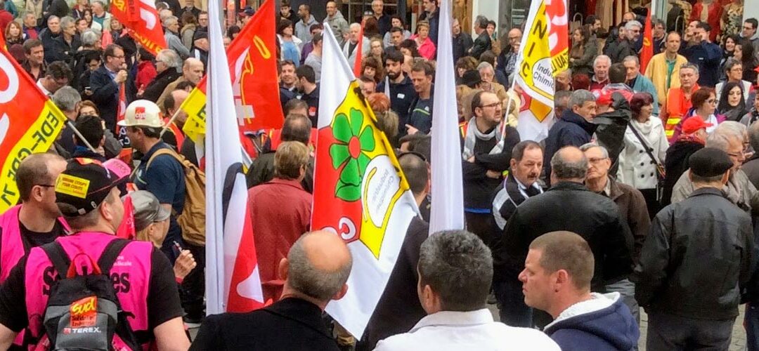 Action à la plateforme courrier de Mâcon et Tournus