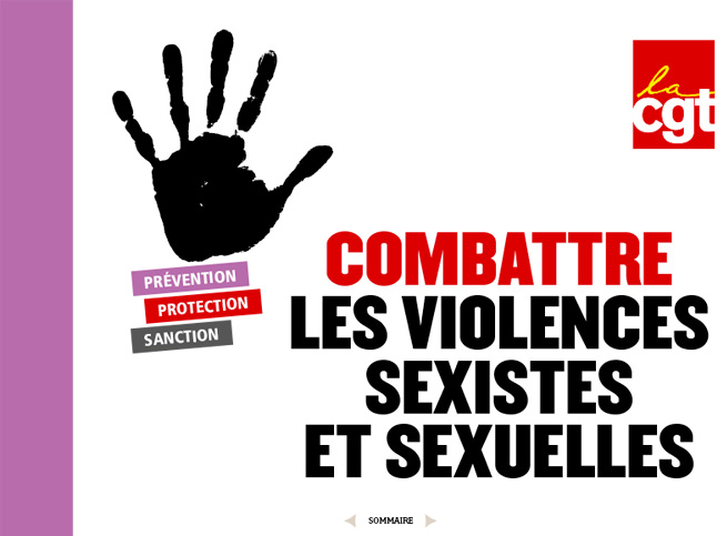 CGT - Combattre les violences sexistes et sexuelles