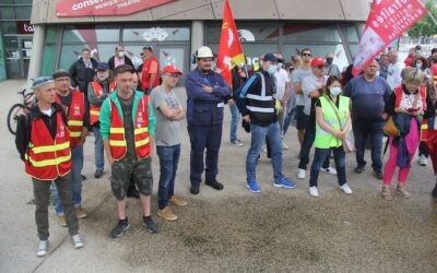 LE CREUSOT : 80 personnes pour le rassemblement départemental CGT