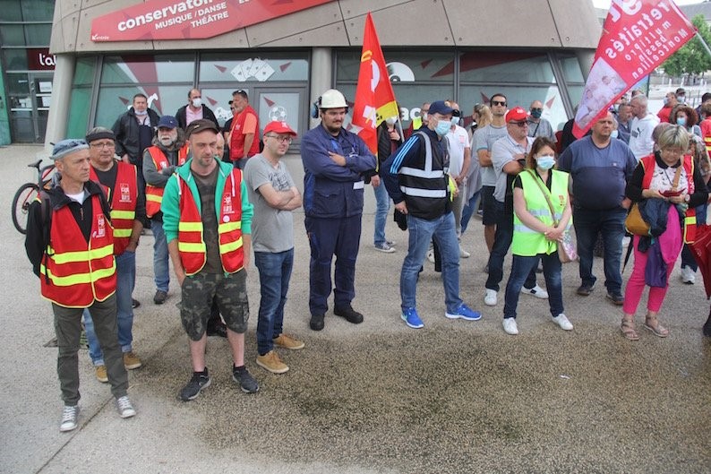 LE CREUSOT : 80 personnes pour le rassemblement départemental CGT