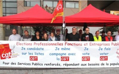 LE CREUSOT : La CGT mobilisée pour la sauvegarde des Services Publics