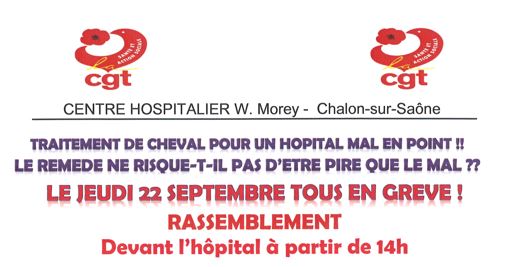 Le jeudi 22 septembre 2022, tous en grève pour les personnels de santé