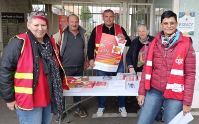 MÂCON : La CGT à l’hôpital pour recueillir les avis des usagers sur le système de santé