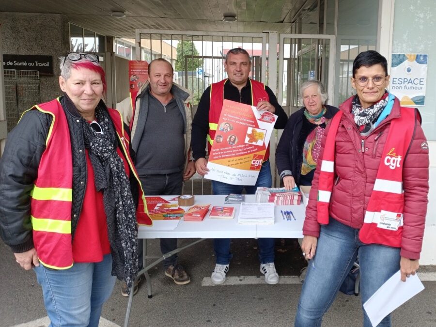 MÂCON : La CGT à l’hôpital pour recueillir les avis des usagers sur le système de santé