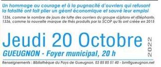 1336… 24e Festival des Contes Givrés, jeudi 20 octobre 2022 à Gueugnon