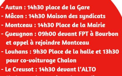 Le 15 mars 2023 : continuons la mobilisation