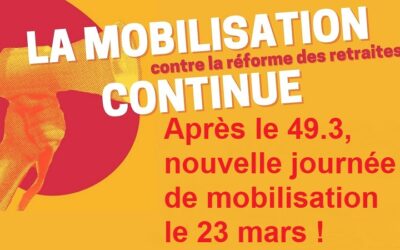 Actions et rassemblements connus à ce jour