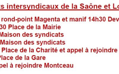 28 mars 2023 : tract intersyndical départemental