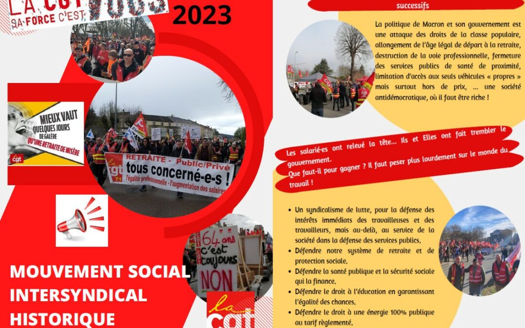 Se syndiquer : la CGT sa force, c’est VOUS !