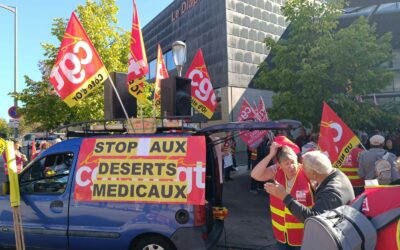 Retour en images sur l’action du 26 septembre 2023 des retraités bourguignons CGT