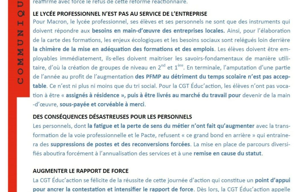 GRÈVE DU 12 DÉCEMBRE : UNE MOBILISATION RÉUSSIE UN POINT D’APPUI POUR LE RETRAIT DE LA RÉFORME MACRON