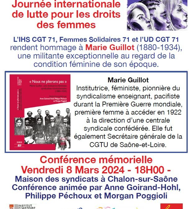 8 MARS :  Journée internationale de lutte pour les droits des femmes