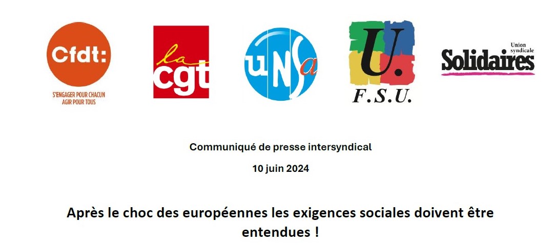 Après le choc des européennes, les exigences sociales doivent être entendues.