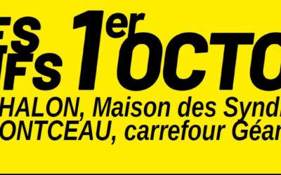 Mobilisation du 1er Octobre 2024 : on va leur rappeler nos revendications !