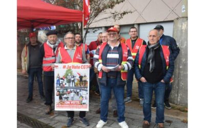 Jeudi 17 Octobre 2024, Le Creusot, 1ère étape de la Campagne UD CGT 71, élections professionnelles dans les Très Petites Entreprises et pour les Salariés des Particuliers Employeurs.
