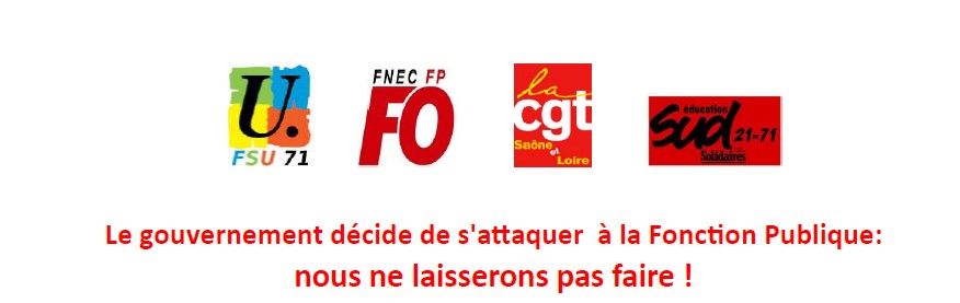 5 décembre 2024, le ministre de la Fonction Publique s’attaque aux services publics, à notre santé et à notre pouvoir d’achat ! Tract intersyndical départemental