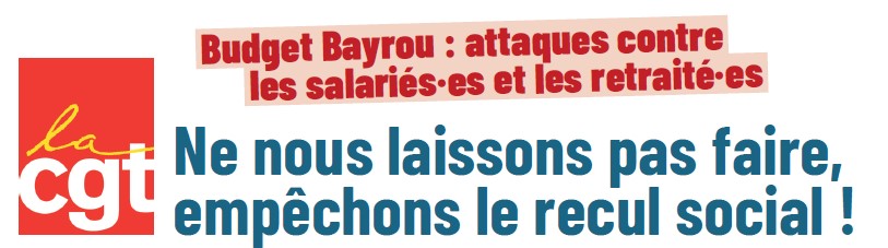 Ne nous laissons pas faire, empêchons le recul social !