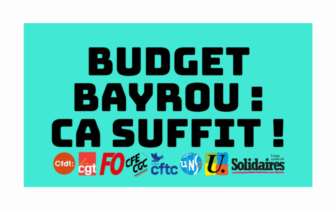 Budget : les sacrifices pour le monde du travail ça suffit ! Signez la pétition !