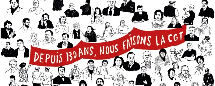 EXPO 130 ans de la CGT  Depuis 130 ans, nous faisons la CGT