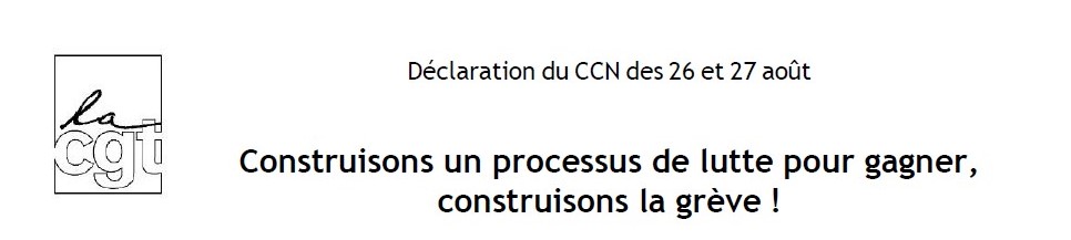 Construisons un processus de lutte pour gagner, construisons la grève !