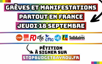 18 septembre 2025 : les rassemblements et manifs en Saône et Loire