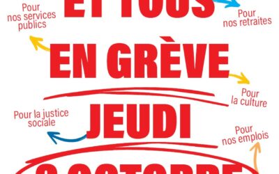Le 2 octobre,  on accélère ! Les manifs en Saône et Loire (mise à jour 01/10/2025)