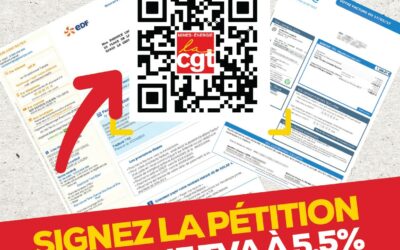 VOUS VOULEZ FAIRE BAISSER VOS FACTURES D’ÉLECTRICITÉ ET DE GAZ DE 14 % ?   SIGNEZ LA PÉTITION !
