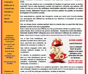 Le journal des retraités CGT janvier 2026 n°56