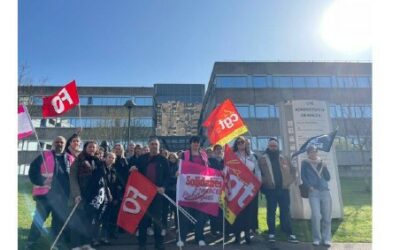 Retour sur l&rsquo;action Finances Publiques devant la Cité Administrative à Mâcon