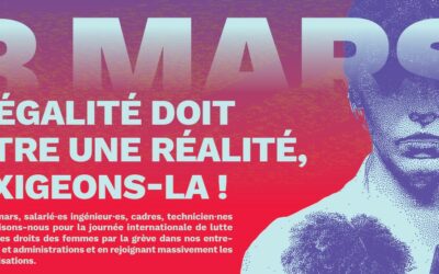 8 mars : tract et matériel de l&rsquo;UGICT CGT