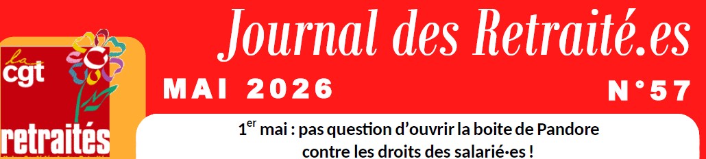 Journal des Retraités CGT Mai 2026